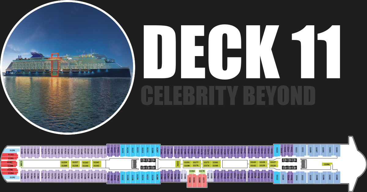 Celebrity Beyond Deck 11 Cabins & Activities